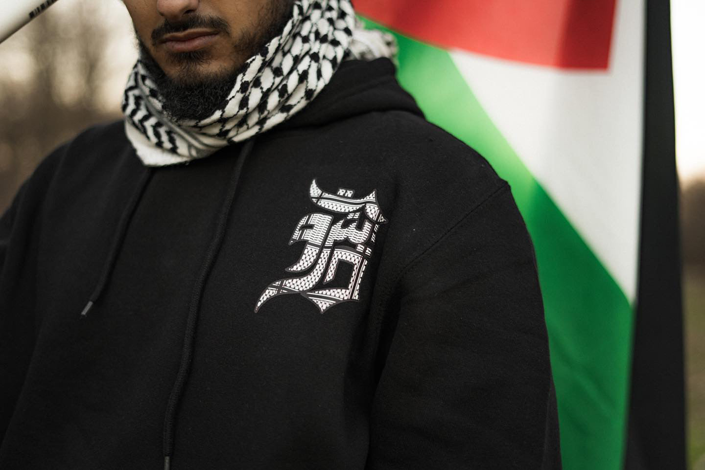 Palestinian Kufiya Detroit Hoodie