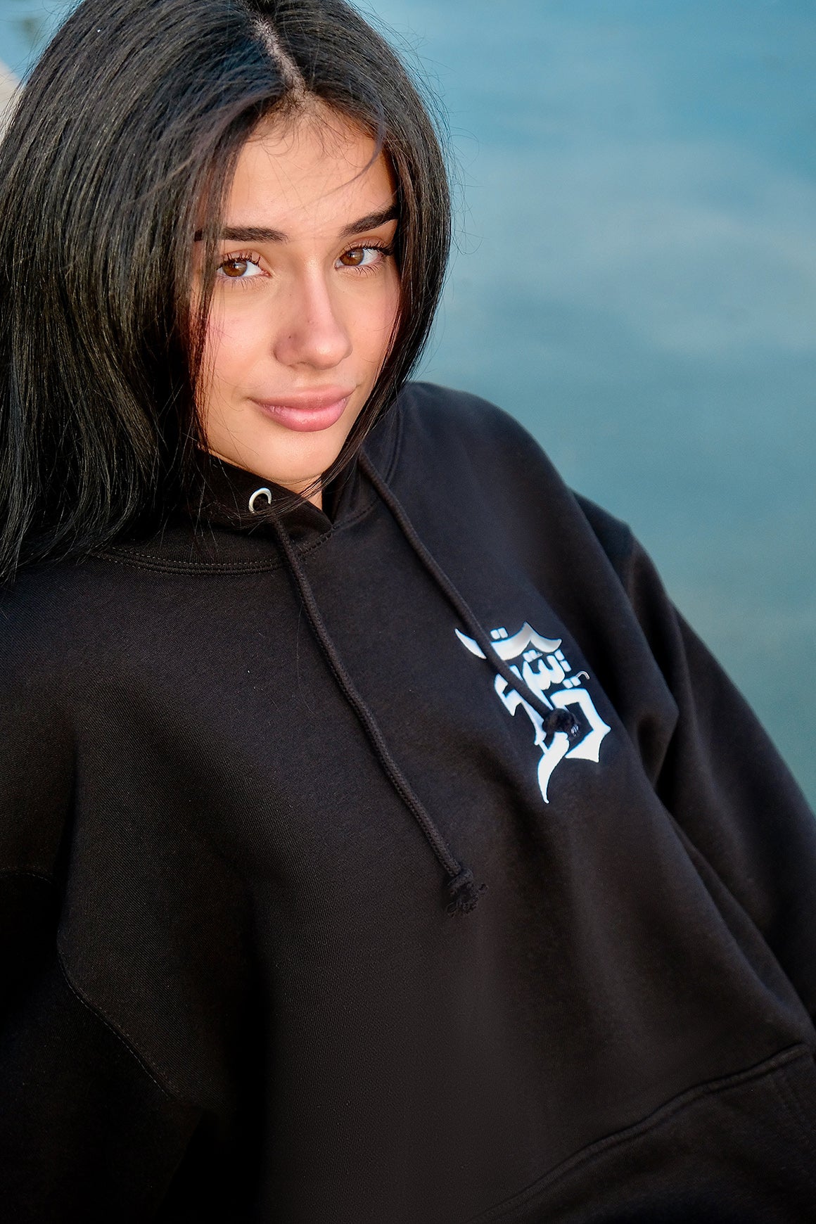 Detroit Arabic Calligraphy Hoodie - Onyx